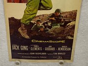1961 Sniper's Ridge Insert Movie Poster 14 x 36  Jack Ging, Stanley Clements, Jo   - TvMovieCards.com