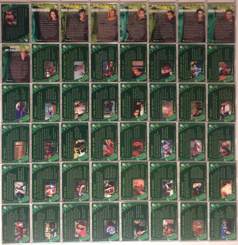 Roswell Season One Base Card Set 90 Cards Inkworks 2000   - TvMovieCards.com