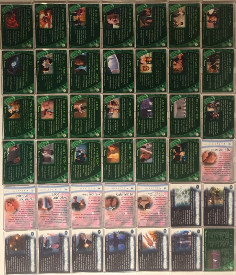 Roswell Season One Base Card Set 90 Cards Inkworks 2000   - TvMovieCards.com