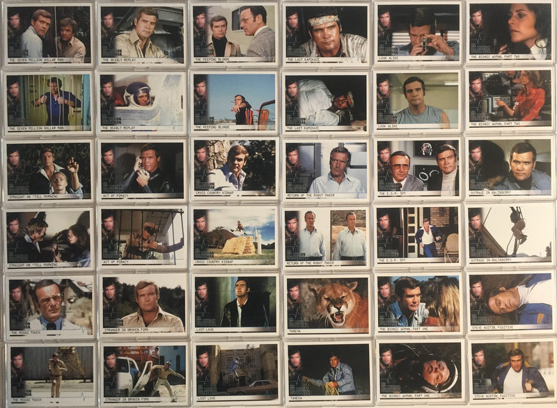 Six Million Dollar Man Complete Seasons 1 & 2 Base Card Set 72 Cards   - TvMovieCards.com