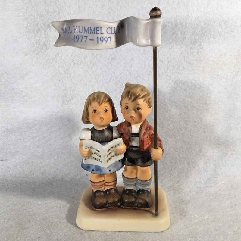 Goebel Hummel Figurine TMK7 #790 "Celebrate With Song" 6.75"   - TvMovieCards.com