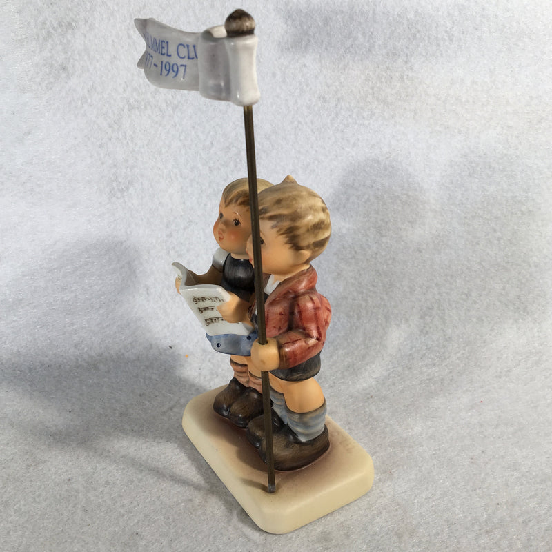 Goebel Hummel Figurine TMK7 #790 "Celebrate With Song" 6.75"   - TvMovieCards.com