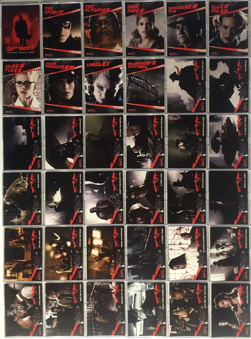Spirit The Spirit Base Card Set 72 Cards Inkworks 2008   - TvMovieCards.com