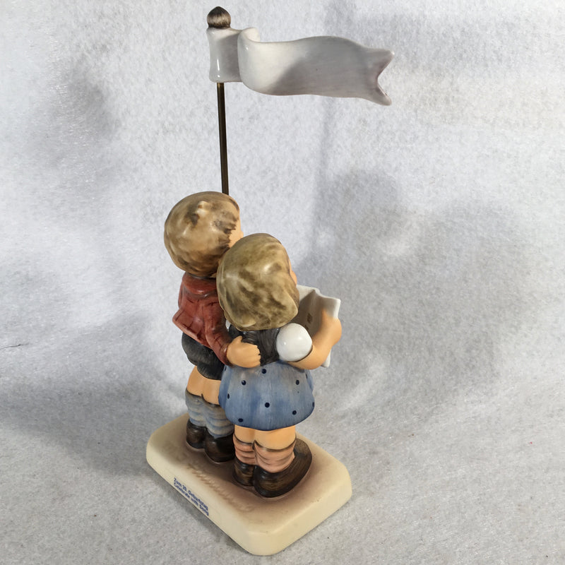 Goebel Hummel Figurine TMK7 #790 "Celebrate With Song" 6.75"   - TvMovieCards.com