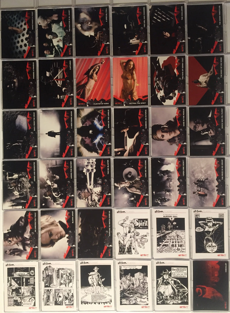Spirit The Spirit Base Card Set 72 Cards Inkworks 2008   - TvMovieCards.com