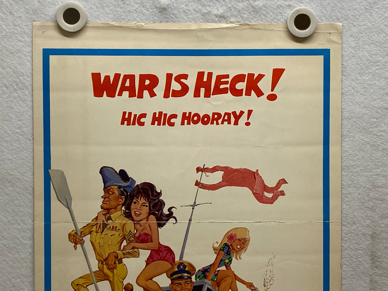 1968 The Private Navy of Sgt. O'Farrell Insert Movie Poster 14 x 36 Bob Hope   - TvMovieCards.com