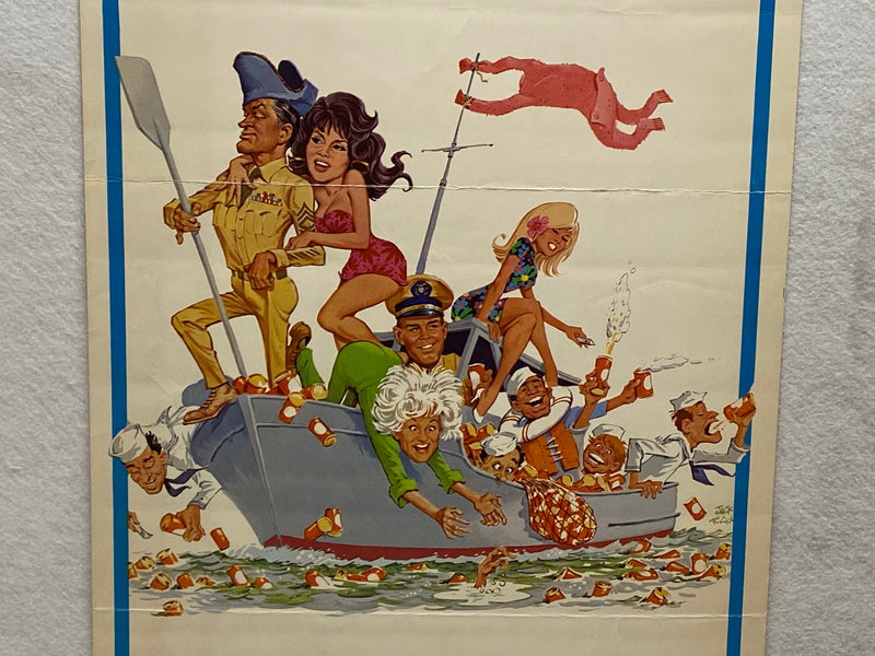 1968 The Private Navy of Sgt. O'Farrell Insert Movie Poster 14 x 36 Bob Hope   - TvMovieCards.com