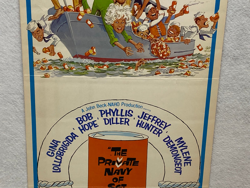 1968 The Private Navy of Sgt. O'Farrell Insert Movie Poster 14 x 36 Bob Hope   - TvMovieCards.com