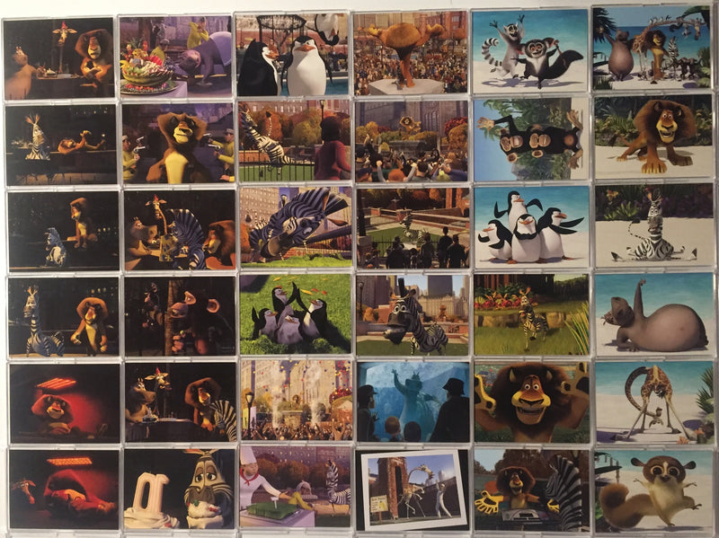 Madagascar Movie Base Card Set 72 Cards Comic Images 2005   - TvMovieCards.com