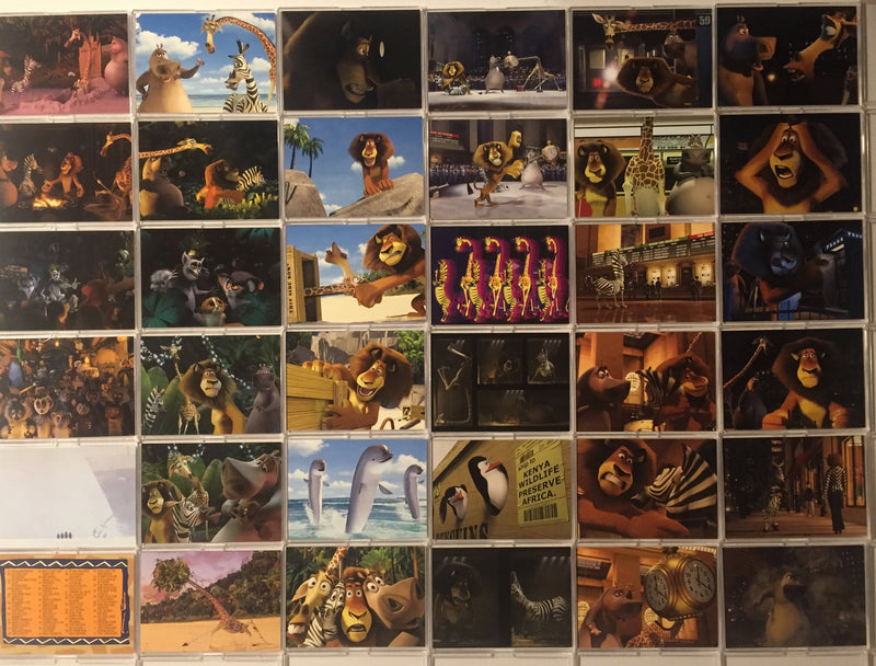 Madagascar Movie Base Card Set 72 Cards Comic Images 2005   - TvMovieCards.com