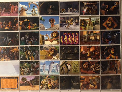 Madagascar Movie Base Card Set 72 Cards Comic Images 2005   - TvMovieCards.com