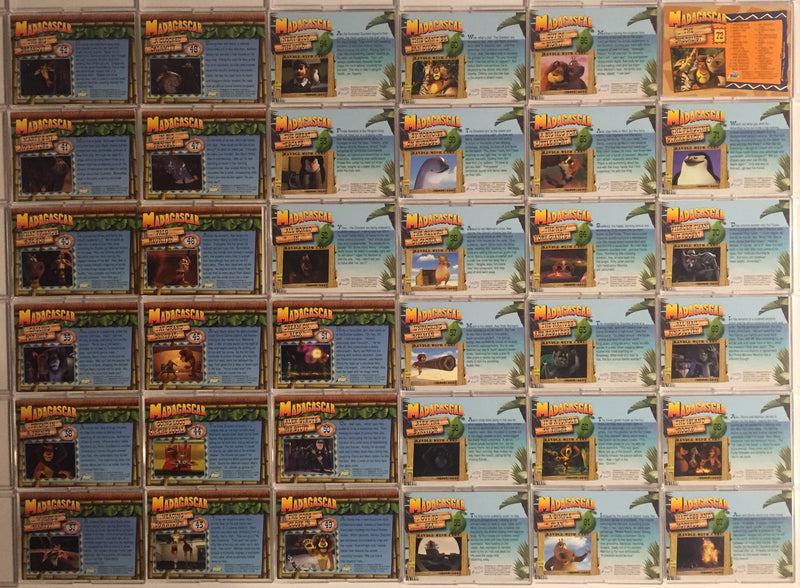 Madagascar Movie Base Card Set 72 Cards Comic Images 2005   - TvMovieCards.com