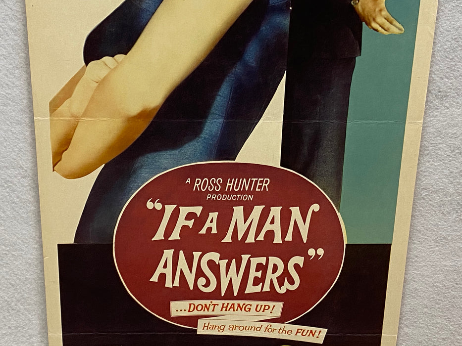 1962 If a Man Answers Insert Movie Poster 14 x 36 Sandra Dee, Bobby Darin   - TvMovieCards.com