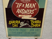 1962 If a Man Answers Insert Movie Poster 14 x 36 Sandra Dee, Bobby Darin   - TvMovieCards.com
