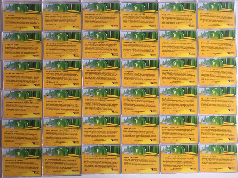 Wizard of Oz Series 2 by Breygent Base Card Set 72 Cards   - TvMovieCards.com