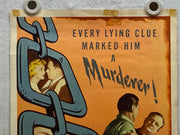 1957 Chain of Evidence Insert Movie Poster 14 x 36 Bill Elliott, Jimmy Lydon   - TvMovieCards.com