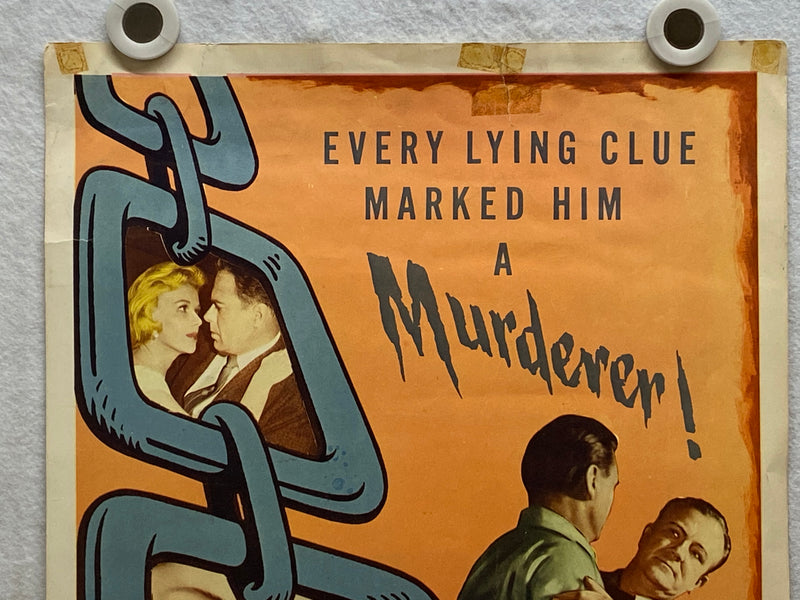 1957 Chain of Evidence Insert Movie Poster 14 x 36 Bill Elliott, Jimmy Lydon   - TvMovieCards.com