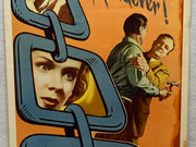 1957 Chain of Evidence Insert Movie Poster 14 x 36 Bill Elliott, Jimmy Lydon   - TvMovieCards.com
