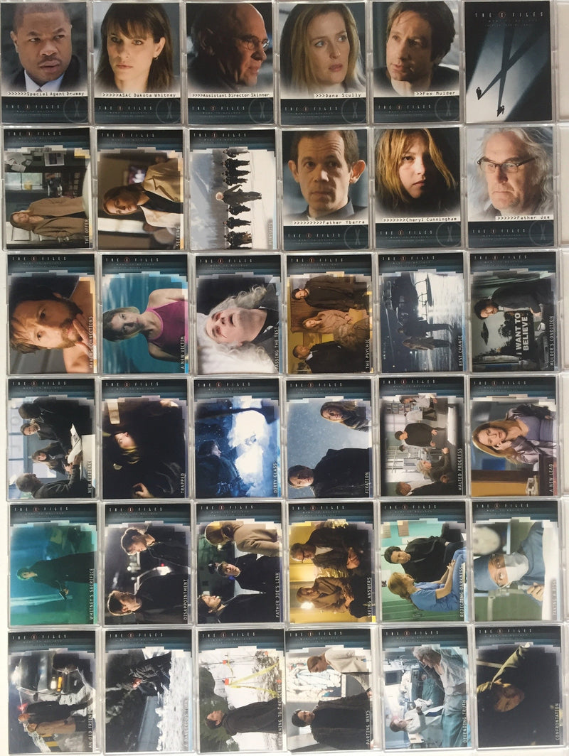 X-Files I Want to Believe Movie Base Card Set 72 Cards Inkworks 2008   - TvMovieCards.com