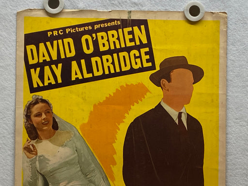 1945 The Man Who Walked Alone Insert Movie Poster 14 x 36 Dave O'Brien   - TvMovieCards.com