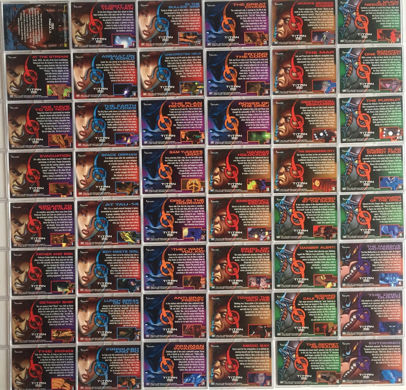 Titan A.E. Base Card Set 90 Cards Inkworks 2000   - TvMovieCards.com