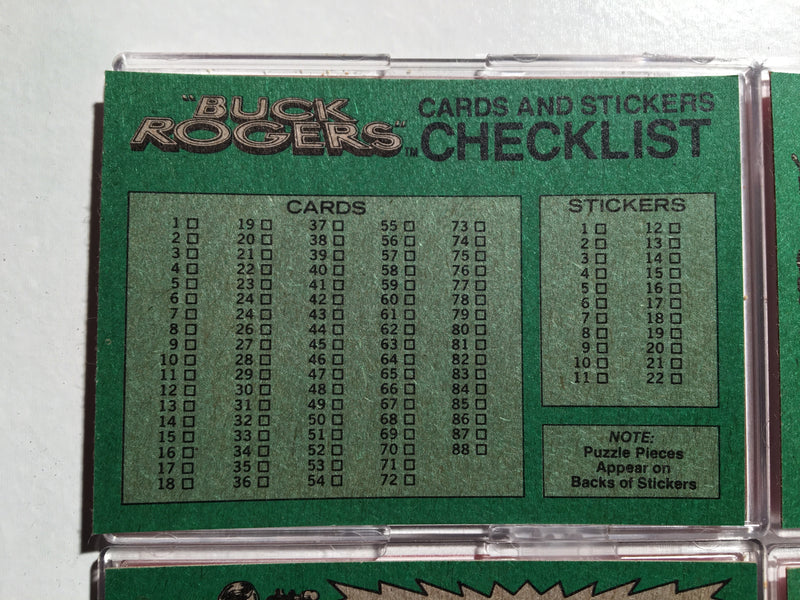 Buck Rogers Vintage Base Trading Card Set 88 Cards Topps 1979   - TvMovieCards.com
