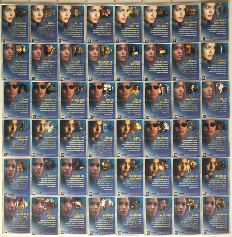 Tomb Raider (Lara Croft) Movie Base Card Set 90 Cards Inkworks 2001   - TvMovieCards.com