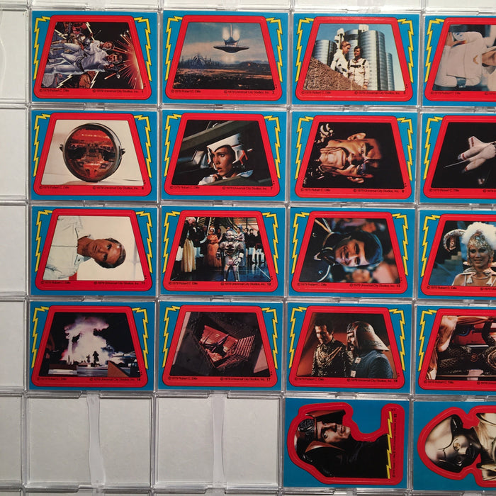Buck Rogers Vintage Sticker Card Set 22 Sticker Cards Topps 1979   - TvMovieCards.com