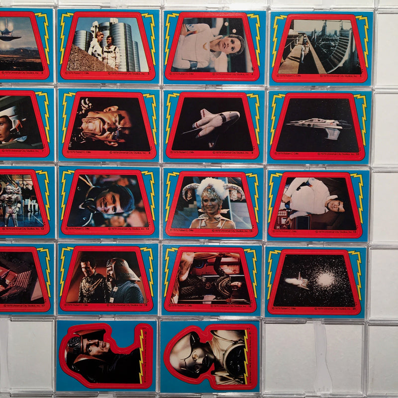 Buck Rogers Vintage Sticker Card Set 22 Sticker Cards Topps 1979   - TvMovieCards.com