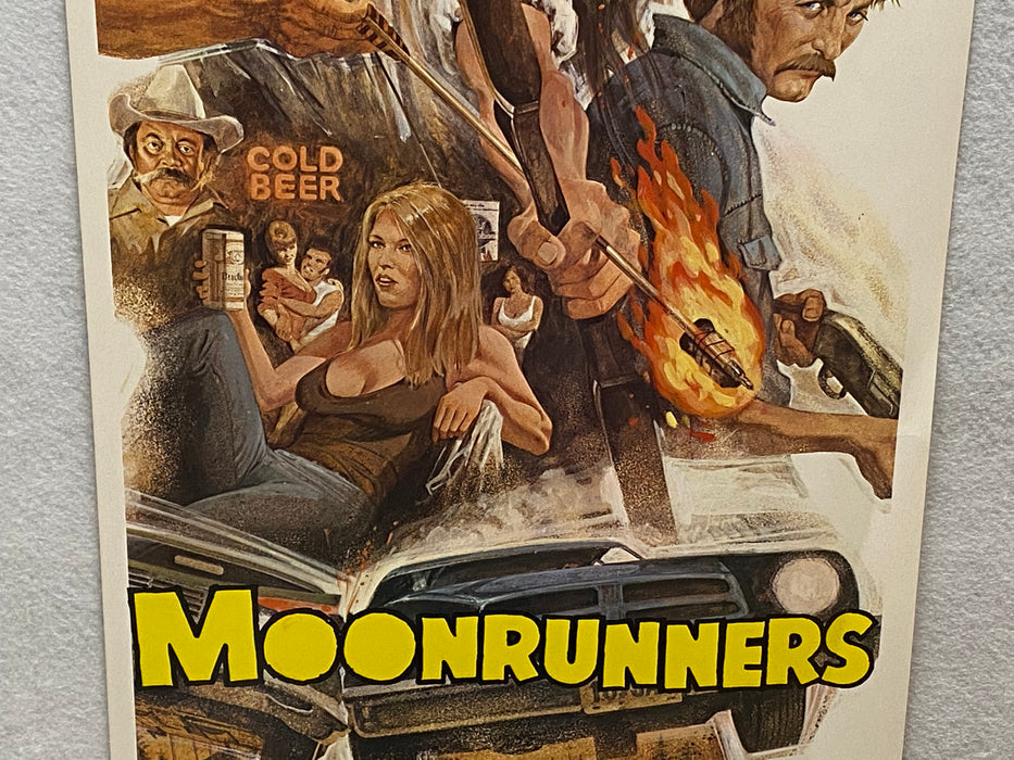 1975 Moonrunners Insert Movie Poster 14 x 36 James Mitchum, Kiel Martin   - TvMovieCards.com