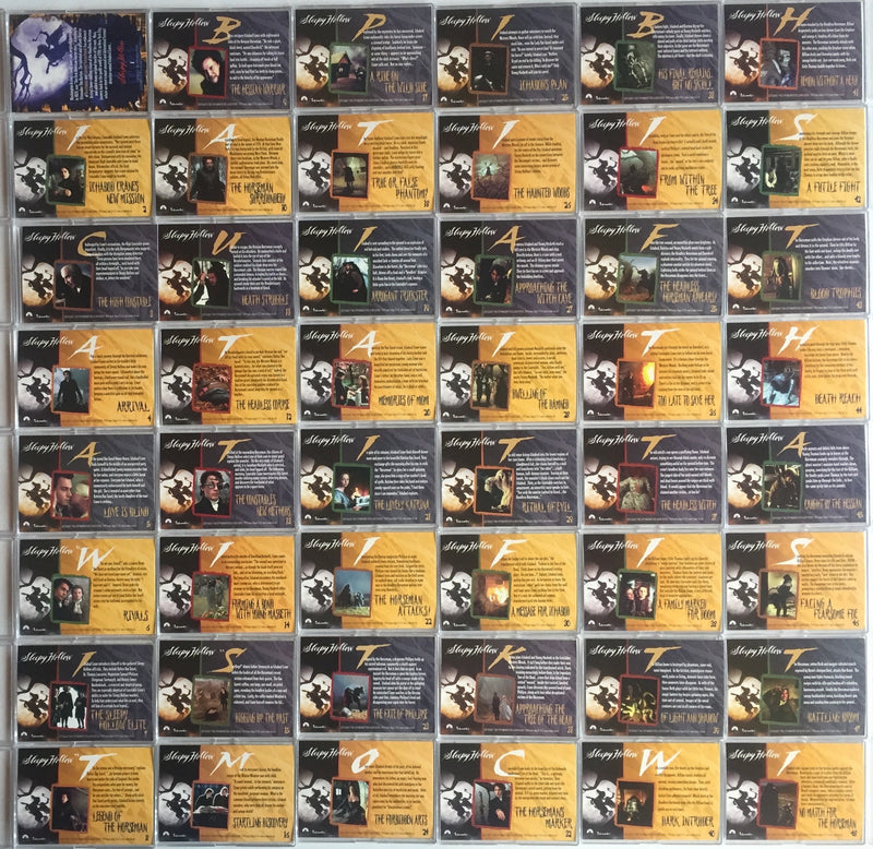 Sleepy Hollow Movie Base Card Set 90 Cards Inkworks 1999   - TvMovieCards.com