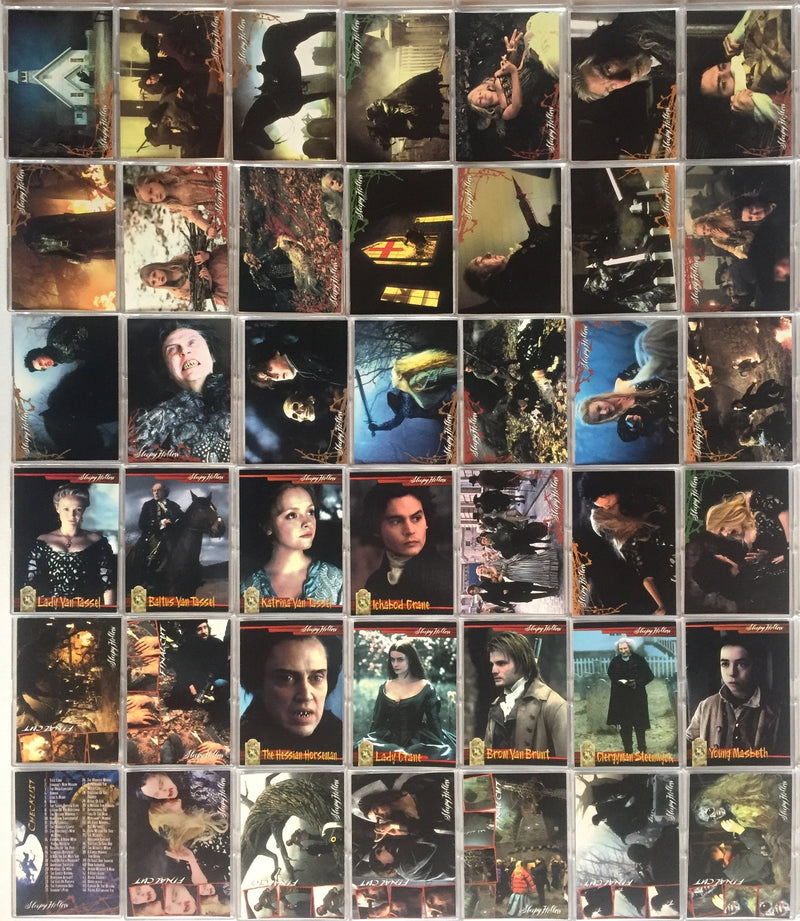 Sleepy Hollow Movie Base Card Set 90 Cards Inkworks 1999   - TvMovieCards.com