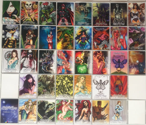 World of Fantasy Card Set 19 Cards + 18 Lenticular Art Cards Breygent 2012   - TvMovieCards.com