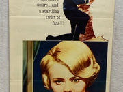 1966 Moment to Moment Insert Movie Poster 14 x 36 Jean Seberg, Honor Blackman   - TvMovieCards.com