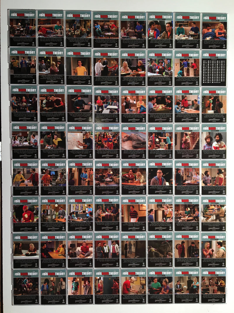 Big Bang Theory Seasons 3 & 4 Base Card Set 68 Cards   - TvMovieCards.com