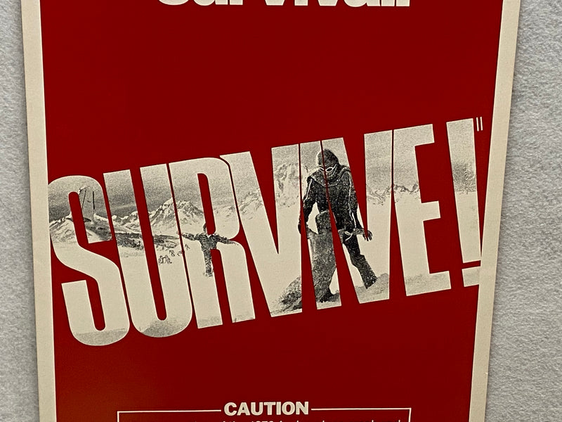1976 Survive! Insert Movie Poster 14 x 36 Pablo Ferrel, Hugo Stiglitz   - TvMovieCards.com