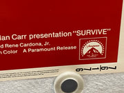 1976 Survive! Insert Movie Poster 14 x 36 Pablo Ferrel, Hugo Stiglitz   - TvMovieCards.com