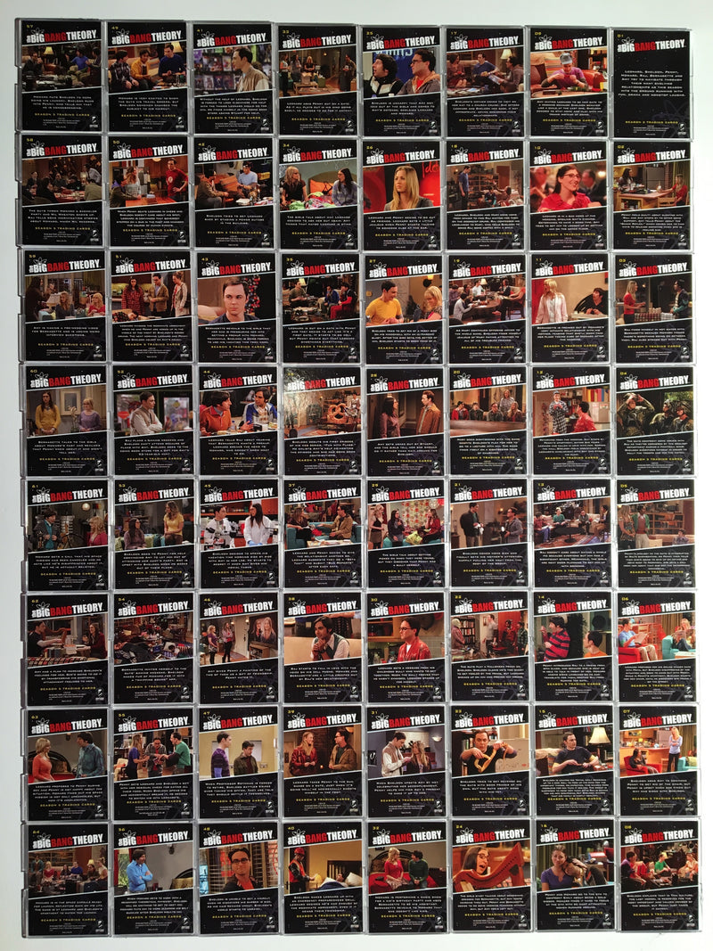 Big Bang Theory Season 5 Base Card Set 68 Cards   - TvMovieCards.com
