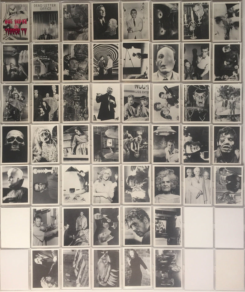 60's Sci-Fi & Terror TV Series 1 Card Set 50 Cards FunFax 1994 - TvMovieCards.com