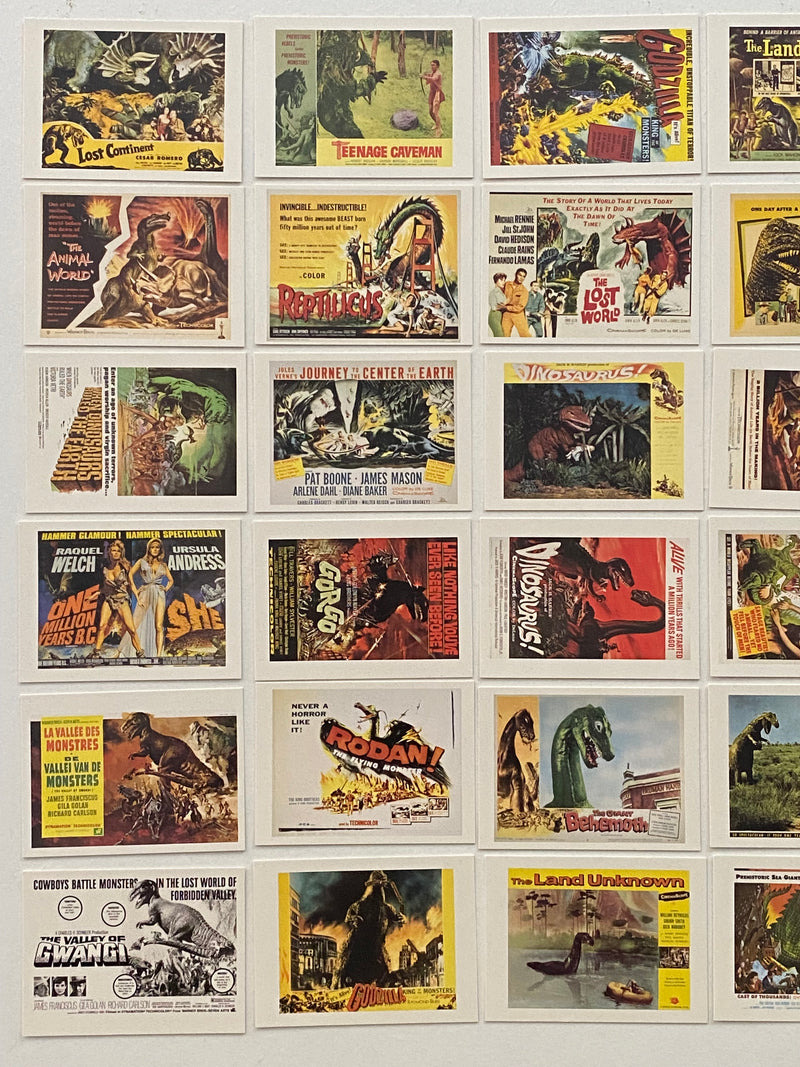 1992 Dinosaur Nation Factory Trading Card Set 36 Cards Classic Movie Posters   - TvMovieCards.com