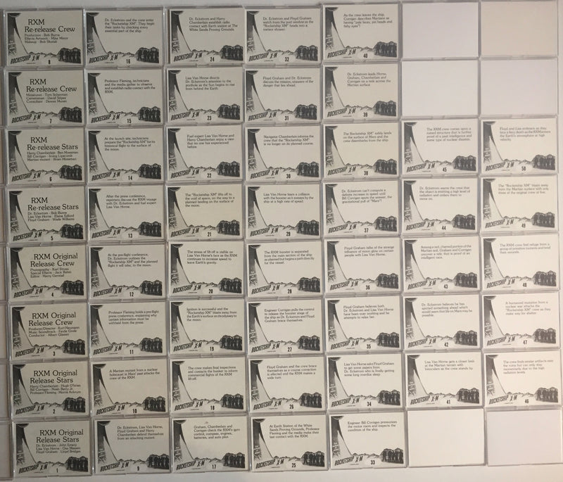 Rocketship X-M Vintage Card Set 50 Cards FTCC 1979   - TvMovieCards.com