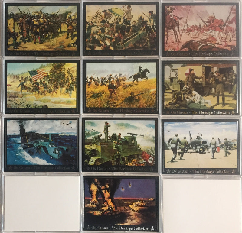 On Guard The Heritage Collection Promo Card Set 10 Cards War Battles History   - TvMovieCards.com