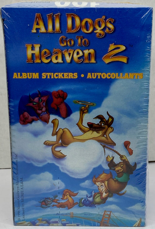 All Dogs Go To Heaven Album Stickers Card Box 100 Packs Baio 1996   - TvMovieCards.com