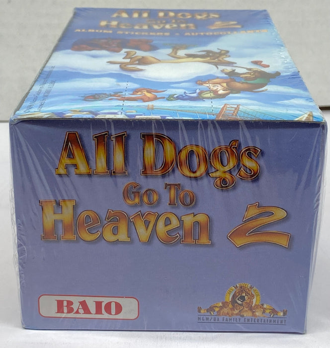 All Dogs Go To Heaven Album Stickers Card Box 100 Packs Baio 1996   - TvMovieCards.com