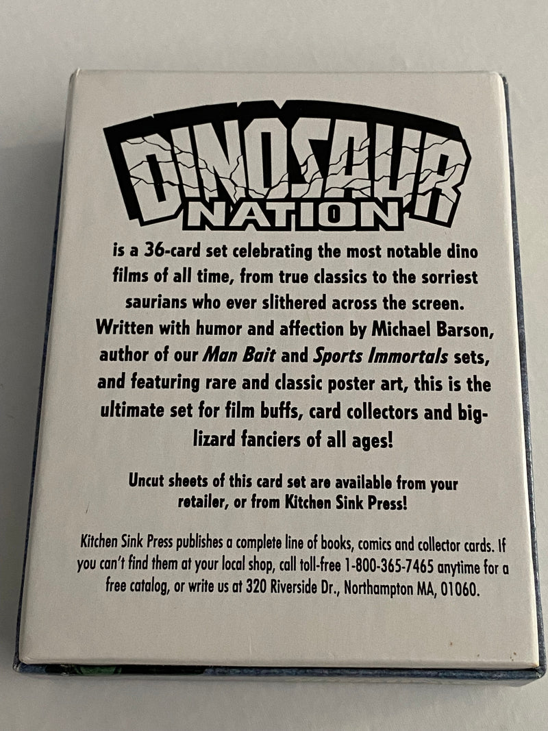 1992 Dinosaur Nation Factory Trading Card Set 36 Cards Classic Movie Posters   - TvMovieCards.com