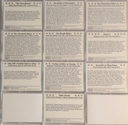 On Guard The Heritage Collection Promo Card Set 10 Cards War Battles History   - TvMovieCards.com