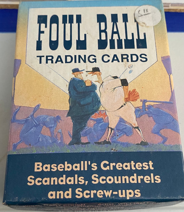 1991 Foul Ball Baseball's Greatest Scandals Factory Trading Card Set 36 Cards   - TvMovieCards.com