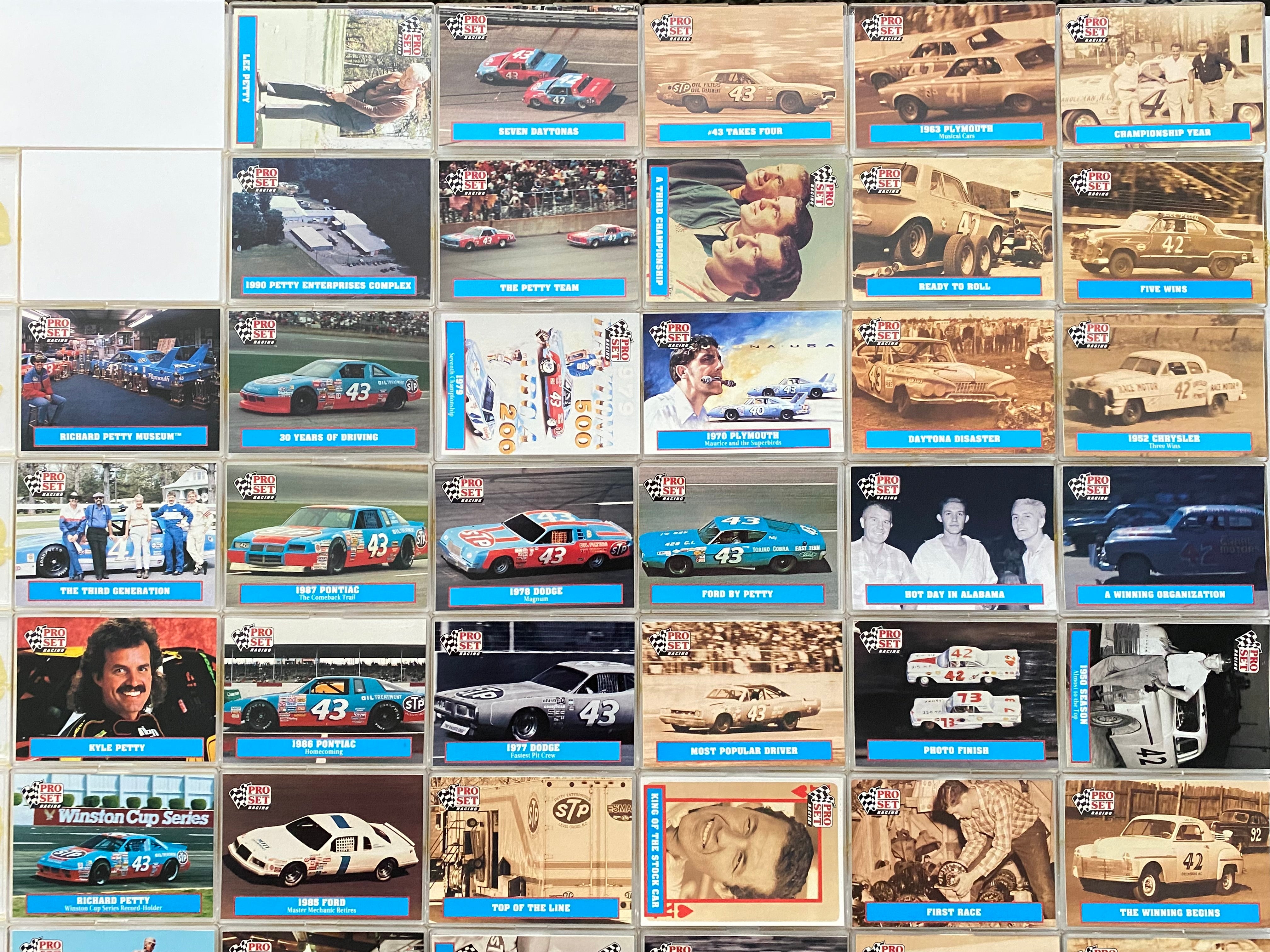 Richard Petty Petty Family Racing Collection Factory Card Set 50