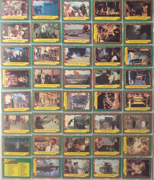 Indiana Jones Raiders of the Lost Ark 1981 Vintage Card Set 88 Cards Topps   - TvMovieCards.com