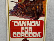 1970 Cannon For Cordoba Insert Movie Poster 14x36 George Peppard   - TvMovieCards.com